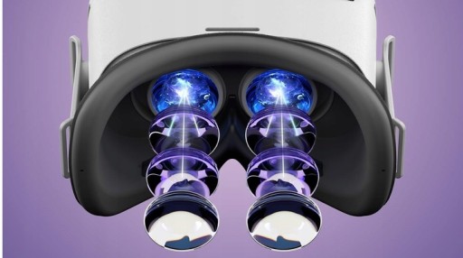 DESTEK Okulary V5 gogle VR do iPhone Samsung białe
