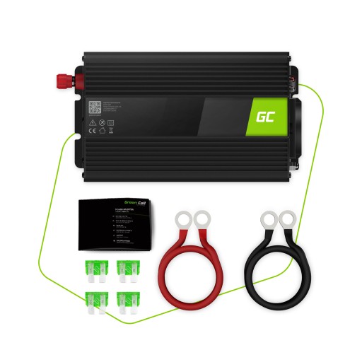 Преобразователь GREEN CELL 12В/230В 1000Вт/2000Вт
