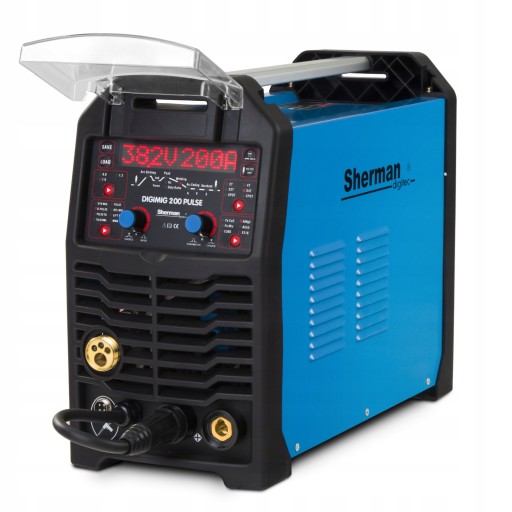 SHERMAN DIGIMIG 200 PULS MIG MAG MMA TIG ИНВЕРТОРНАЯ СВАРОЧНАЯ МАШИНА 200A 230V ALU