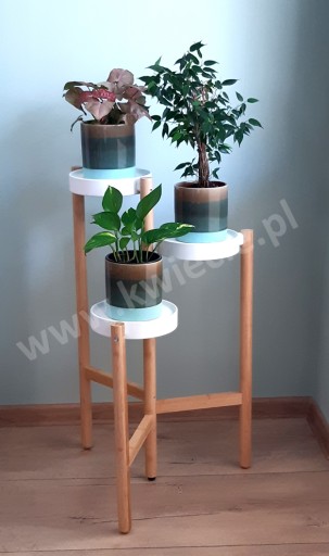 Osłonka CERAMICZNA Doniczka Turkus Oliwka 13 cm