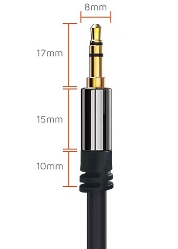 АУДИОКАБЕЛЬ МИНИ-ДЖЕК 3,5 ММ OFC AUX NAKAMICHI 7,5 м