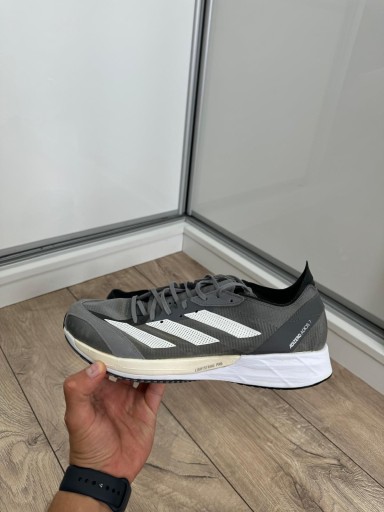 ADIDAS GV7071 ADIOS 7 BUTY BIEGANIE SZARE 43 1/3 27,5 CM