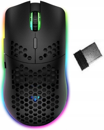 ЛЕГКАЯ БЕСПРОВОДНАЯ ИГРОВАЯ МЫШЬ RGB ДЛЯ ГЕЙМЕРОВ