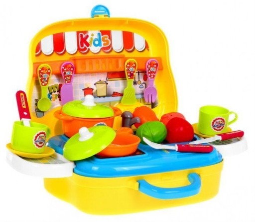 ПОДАРОК ​​ДЕТЯМ 2-3 ЛЕТ КУХНЯ В ЧЕМОДАНЕ-ФЕДРОГРУЗОВИКЕ