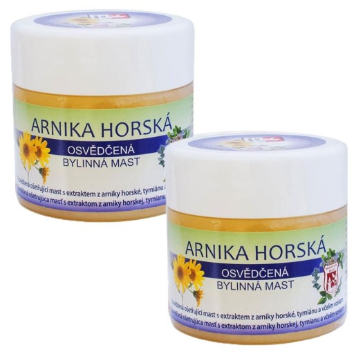 Мазь от прыщей Шрамов Синяков Ожогов кожи Arnica Górska 2 шт 150 мл