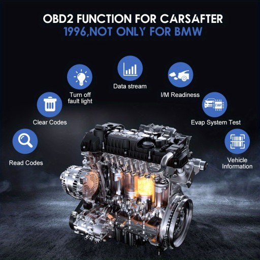 Ancel BM700 подходит для диагностического сканера BMW Full System OBD2 ABS SRS
