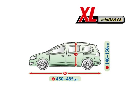 Plandeka Samochodowa MOBILE GARAGE XL mini Van