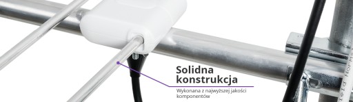 Zestaw Spacetronik EOS DVB-T2 UHF+VHF H/V +sumator