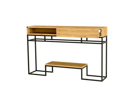 KONSOLA 90 cm DREWNO LITE DĄB OLCHA SKD-320