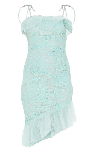 PRETTYLITTLETHING SLA PROSTA SUKIENKA KORONKA R. M