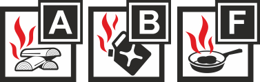Domowa 2 кг ABF Белый огнетушитель + камин для знака вешалки камин