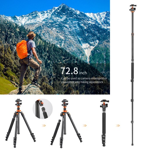 ШТАТИВ K&F ALU/MAG 175 СМ K254A3 SA254M2 НОВЫЙ ШТАТИВ KF09.089 V1