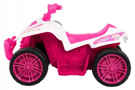 Детский квадроцикл на батарейках Monster Pink
