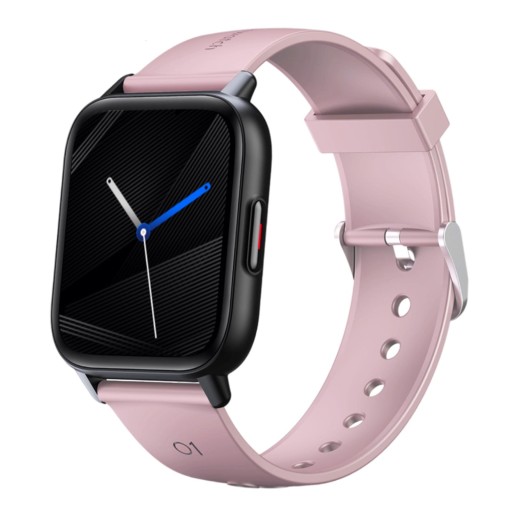 Спортивные умные часы Activity Digital Smartwatch с большим циферблатом и розовым цветом