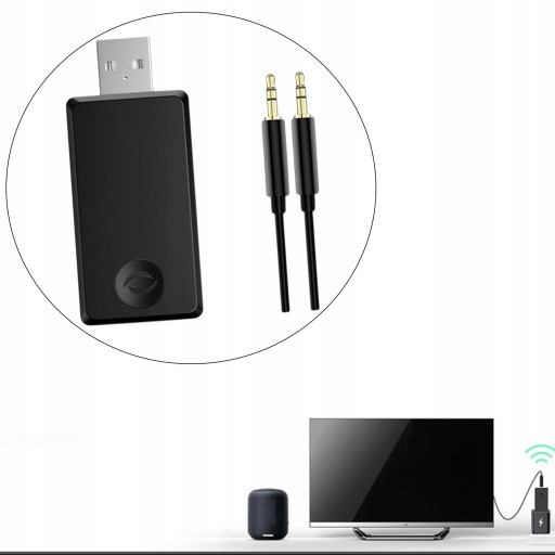 Bluetooth-передатчик для телевизора, беспроводной