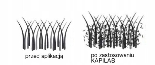 KAPILAB Mikrowłókna Naturalne Włosy 100% Keratyna