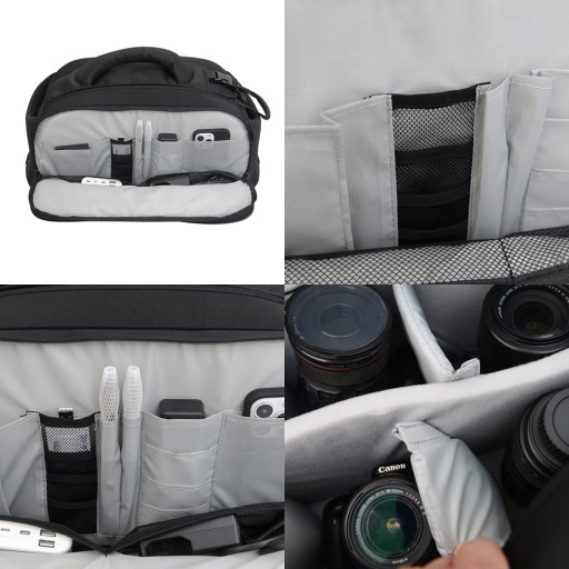 Torba fotograficzna Duża XXL na aparat lustrzankę do Canon Nikon Sony Fuji