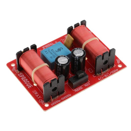 -4X Way Crossover Frequency Divider Bass