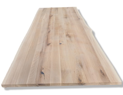 BLAT DĘBOWY RUSTIC, KRAWĘDŹ OFLIS, 200X90CM