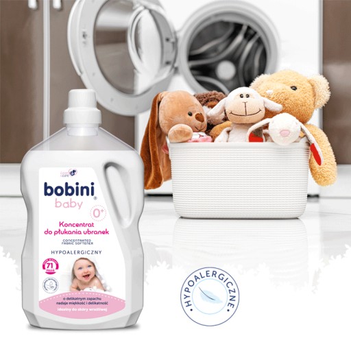 Bobini Hipoalergiczny Płyn do Płukania Tkanin dla Dzieci 2,5l 71 prań