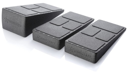 BLOCZEK KLIN DO PRZYSIADÓW BLOK POCHYŁY KLIN DO ŁYDEK SQUAT WEDGE ZESTAW 3