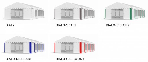 Namiot Ogrodowy 5x10 Magazynowy Weselny DAS 240 S