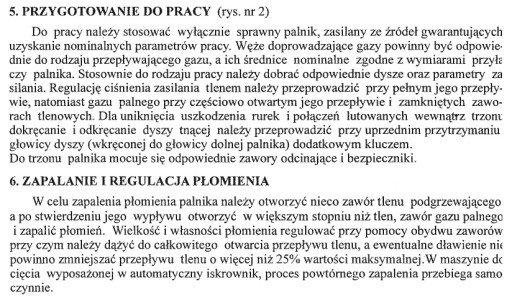 Термический резак по стали фи 30 3-300мм PCM-243F Pomet Wronki