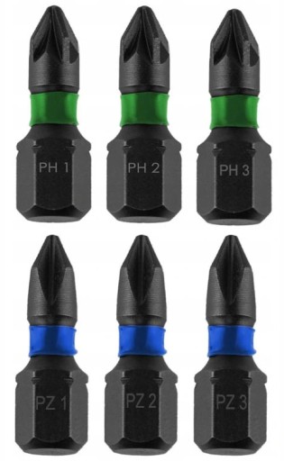 НАКОНЕЧНИК НАКОНЕЧНИКА PH1 PH2 PH3 PZ1 PZ2 PZ3 25 мм