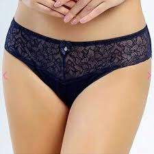 Lanny Mode 22910 Трусики Темно-Синие Бархатные 2XL