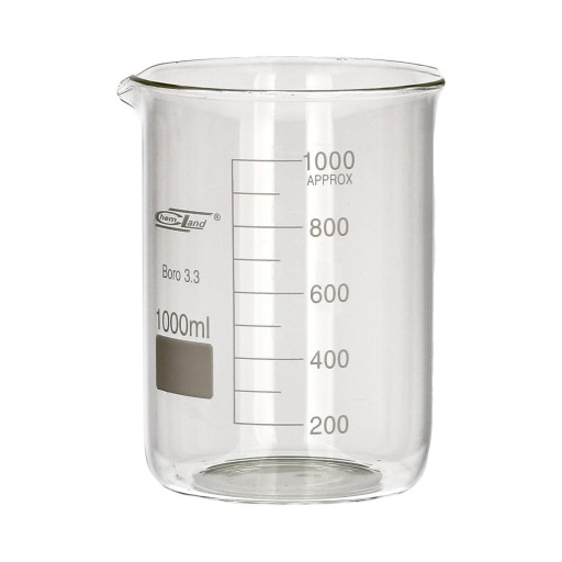 Стакан стеклянный 1000 мл низкий Chemland