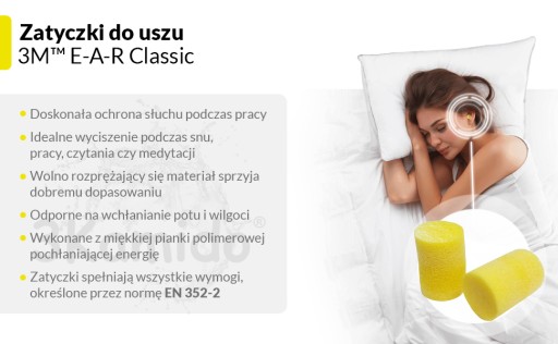 Беруши 3M Ear Classic, 100 пар.