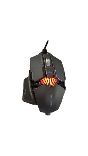 STALOWA MYSZ GAMINGOWA PRO 7200 DPI 4LED aluminium