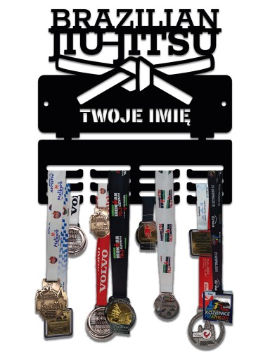 Wieszak na medale JIU-JITSU z imieniem 331.1