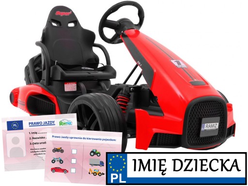 BOLID XR-1 sportowe autko na akumulator 2 SILNIKI
