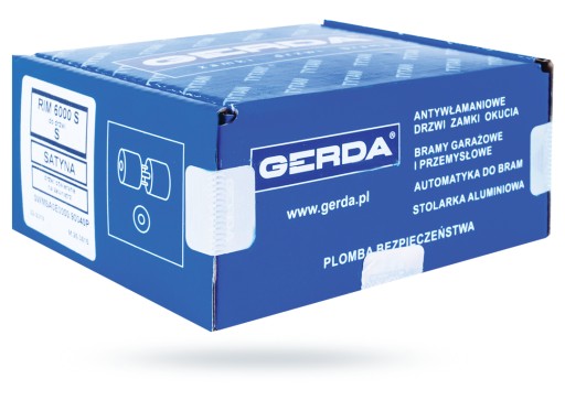 Дверная вставка GERDA RIM 6000S, ВНЕШНИЙ сатин