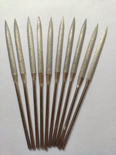Pilnik diamentowy półokr (160х70 mm) zestaw 10 szt