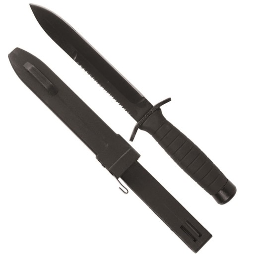 Военный тактический нож-кинжал с пилкой, модель wz.92, с кобурой Mil-Tec Combat