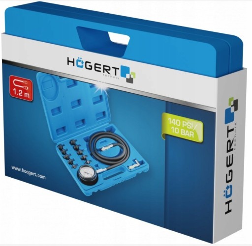 HOGERT HT8G414 ТЕСТЕР ДАВЛЕНИЯ МАСЛА 10 БАР