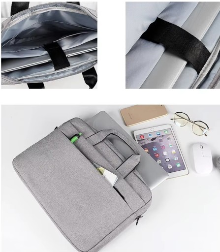 TORBA NA RAMIĘ DO MACBOOK HP LENOVO ASUS 14' 15' POKROWIEC ETUI CASE A4
