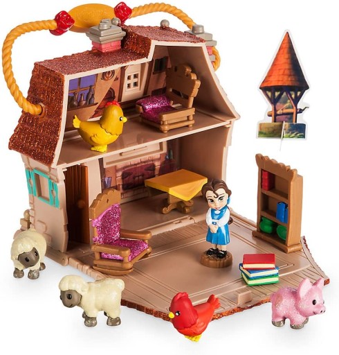 DISNEY Store Bella Gaston domek mini animators