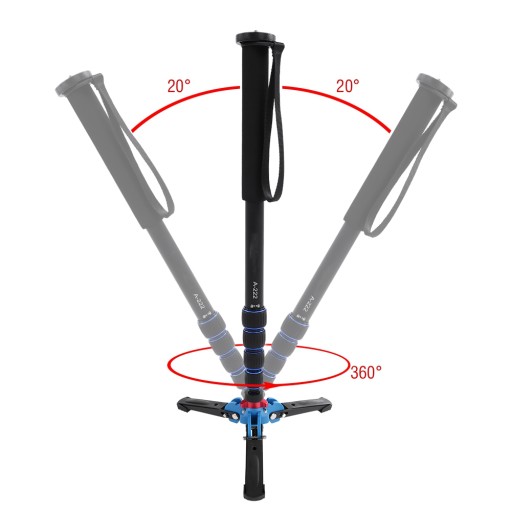 VBESTLIFE 5KG Teleskopowy statyw Ultra Monopod ze