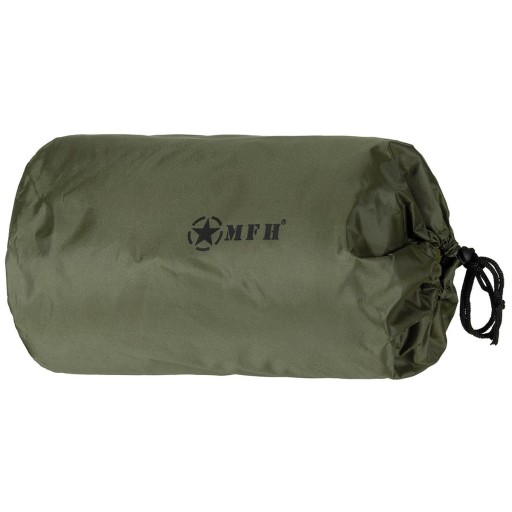 ВОЕННОЕ ФЛИСОВОЕ ОДЕЯЛО С ЧЕХЛОМ, СКРУЧИВАЕМОЕ MFH 200x150 см, флис, цвет OLIVE