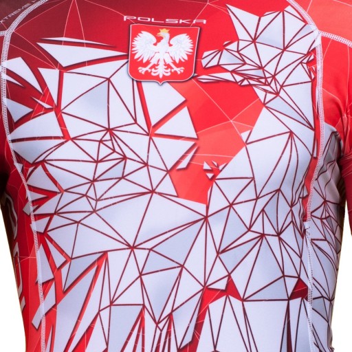 Koszulka Męska na Siłownię POLSKA red 3XL