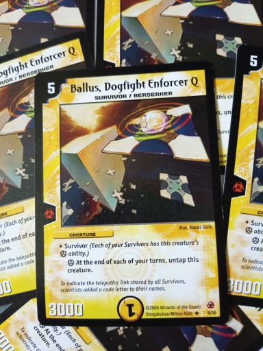 *DM-05 DUEL MASTERS — BALLUS, DOGFIGHT ENFORCER Q