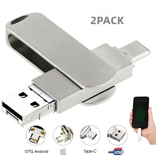 USB-флеш-накопитель емкостью 1 ТБ, карта памяти типа C OTG для большого пальца для iPhone iPad Android