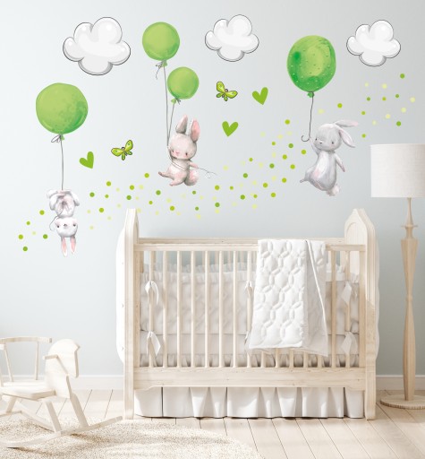 НАКЛЕЙКИ НА НАСТЕННЫЕ ШАРЫ BUNTS 50x100см KR8