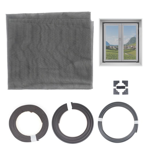 MOSKITIERA NA OKNA BALKONOWE DRZWIOWA MAGNETYCZNA Z MAGNESEM MOCNA 70x130
