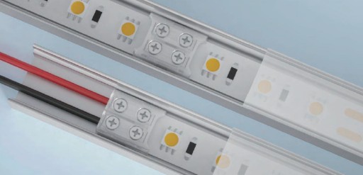 Коннектор для светодиодной ленты COB SMD, 8 мм, разъем для двусторонней вкручивающейся ленты