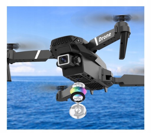 DRON E90 PRO KAMERY 4K WIFI HD ZABAWKA ZAWIS 250m