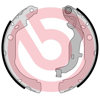 S 68 549 ТОРМОЗНЫЕ КОЛОДКИ BREMBO DACIA DUSTER 10-